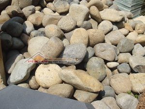 chi tiết đá cuội lớn 30cm
