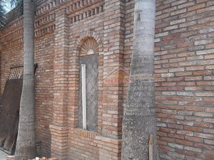 gạch cổ viên xây tường