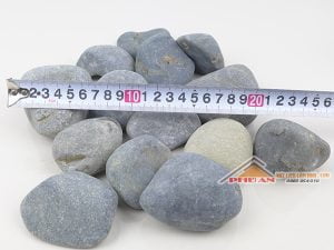 sỏi cuội tự nhiên kích thước quả trứng vịt màu đen