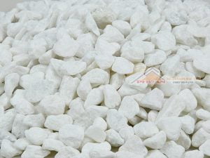 sỏi trắng quay kích thước 2cm